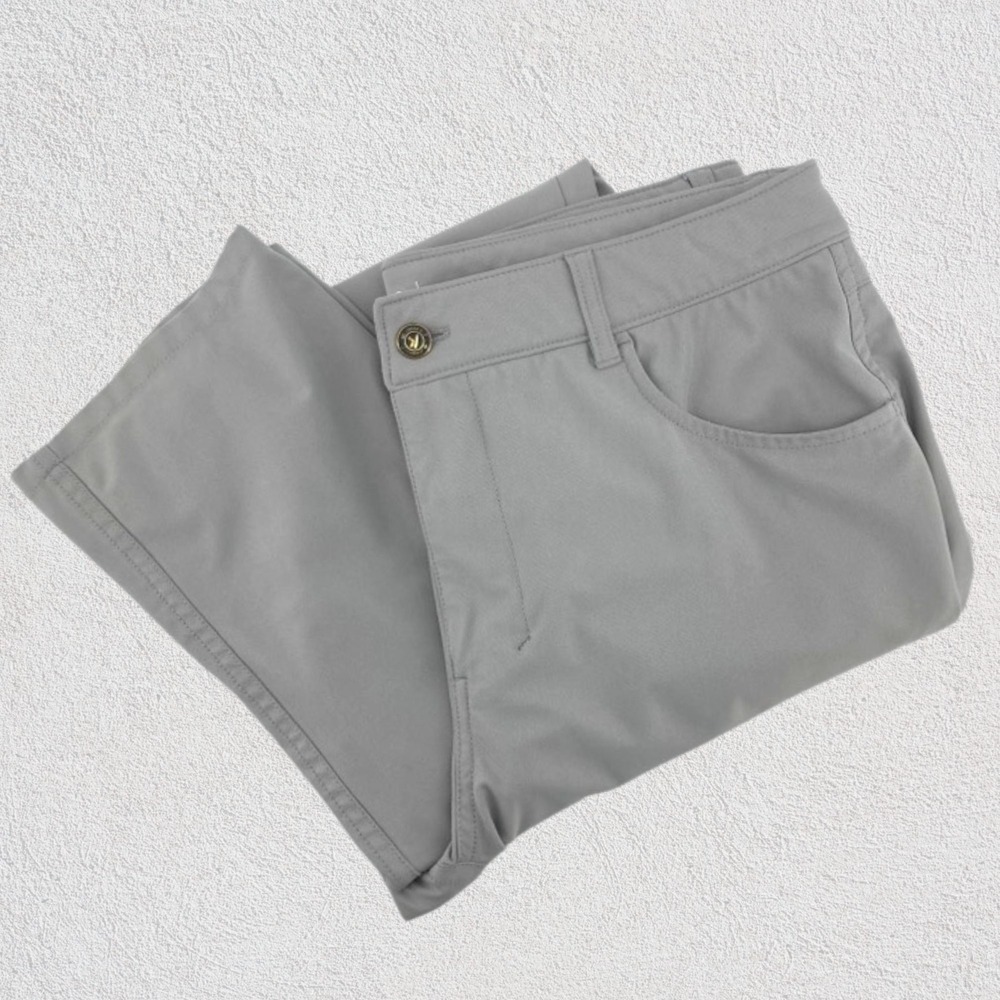 Johnnie-O Prep-Formance‎ Stretch Golf Pants Men 34x33 Gray Performance Stretch